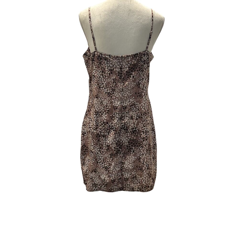 NWT Sadie & Sage Dusty Pink with Abstract Print Cocktail Slip Dress-Large - Picture 4 of 15